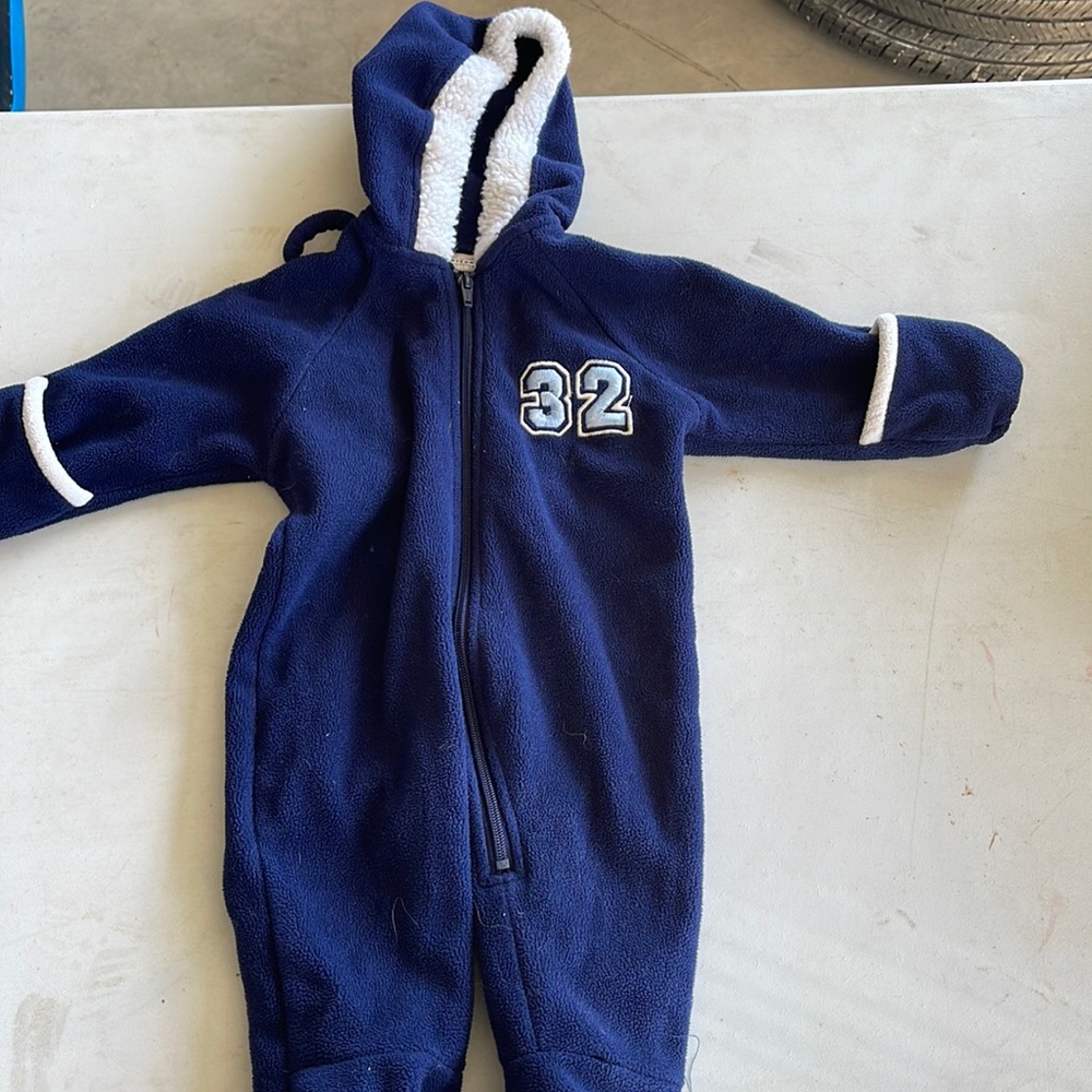 3-6 month snow suit set